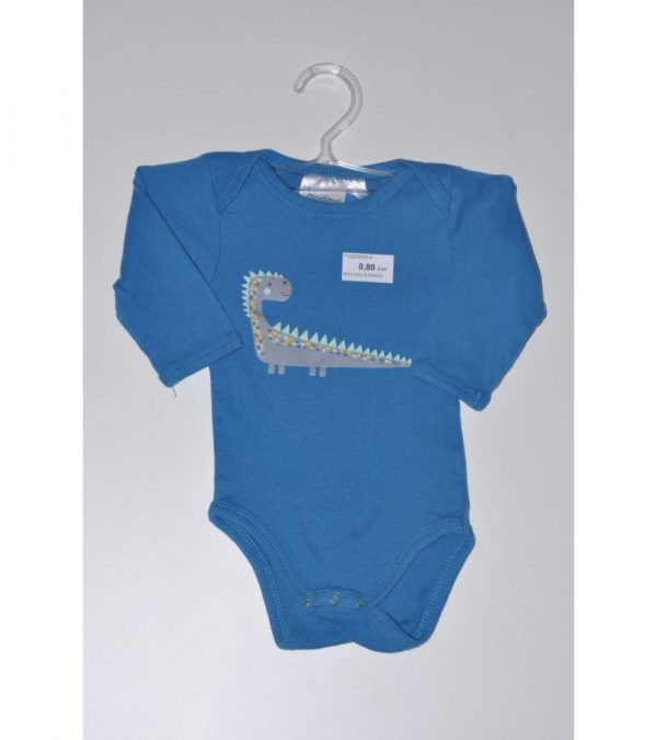 Bodi dolg rokav dinozaver
