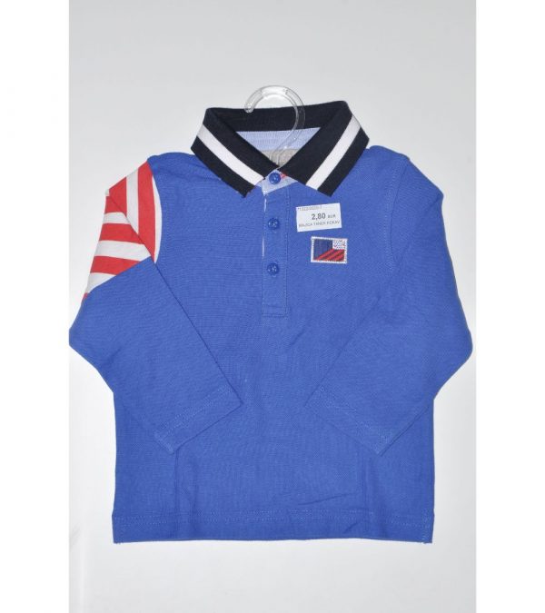 Majica tanek rokav polo
