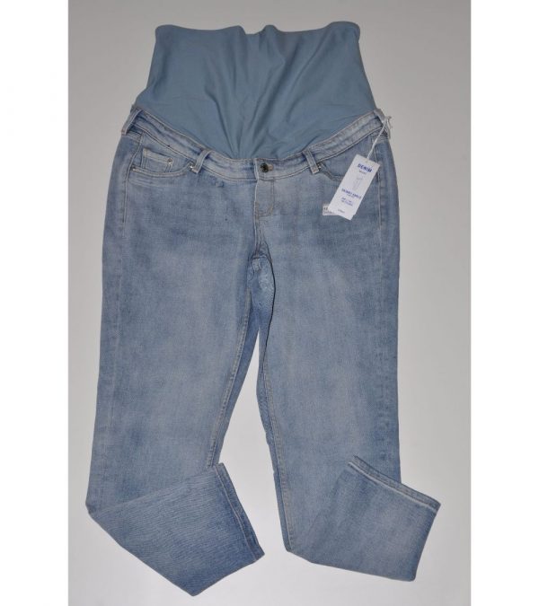 Nosečniške jeans hlače svetle (nerabljene)