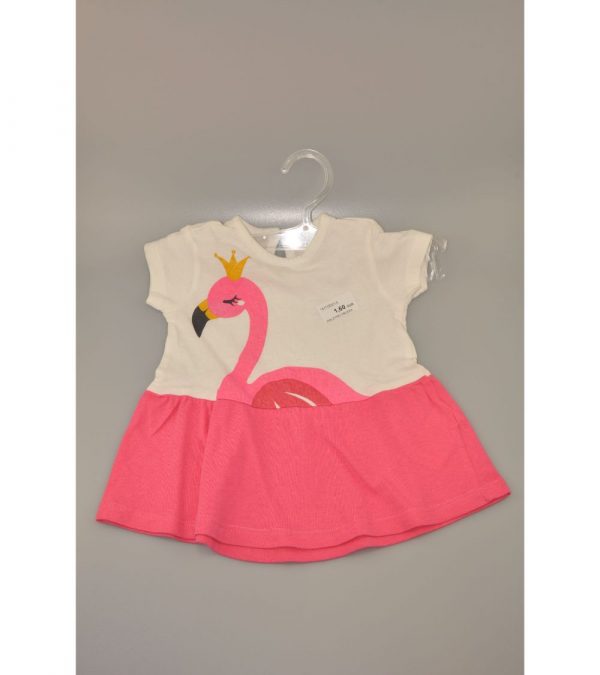 Poletna obleka flamingo
