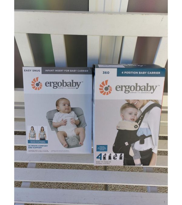 Nosilka ERGOBABY 360+vstavek za novorojenčka